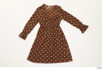  Clothes   278 brown dots dress casual woman clothing 0001.jpg